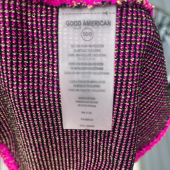 Good American Swim Always Fits Tiny Ties Metallic Bikini Bottoms NWT - Picture 10 of 12